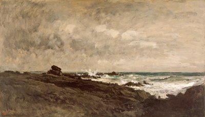 Zeegezicht, c.1867 door Charles Francois Daubigny